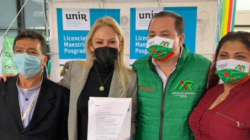 UNIR México firma convenio con el Municipio Mineral de la Reforma, Hidalgo