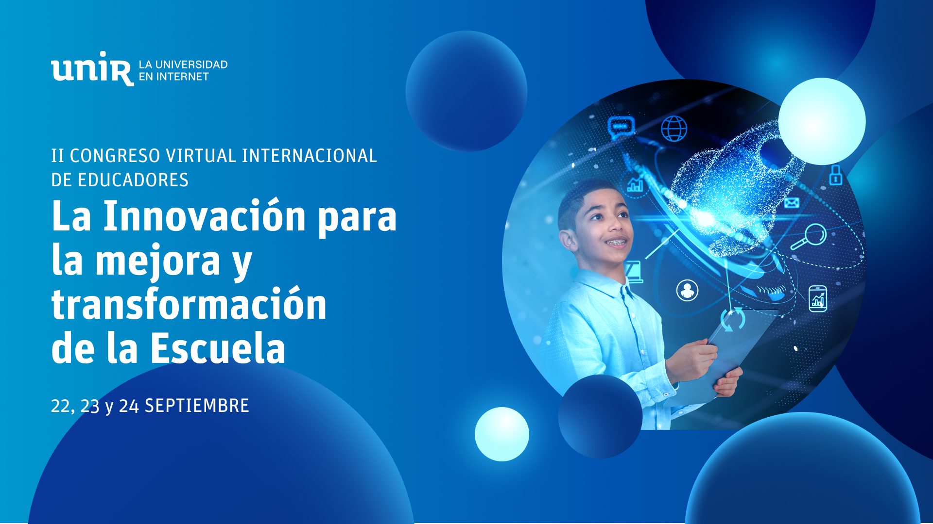 David Mejía, rector de UNIR México, clausura el II Congreso Virtual Internacional de Educadores ante 8,000 docentes de 18 países